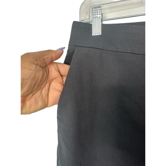 Boden Black Office Business Career Work Cropped Flare Trousers Pants‎ Size 8 - Picture 7 of 12